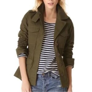 Madewell Women's Olive All Weather Outbound Military Utility Jacket 02843 Sz XS